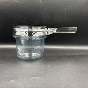 Vintage PYREX FLAMEWARE 1.5 Qt Upper #6283 U Double Boiler Upper Pot Insert